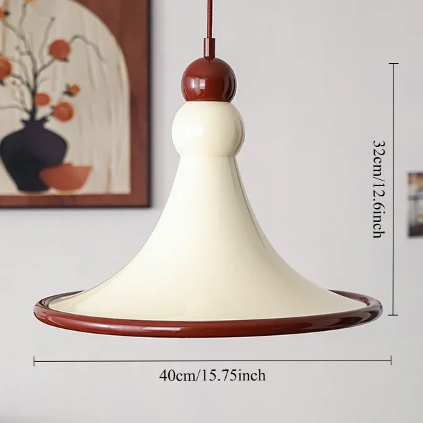 

Подвесной светильник Winfordo французский ретро черный красный