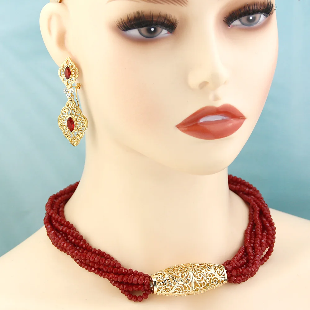 Роскошный подарок Neovisson Марокко ожерелье-чокер ручной работы серьги-подвески