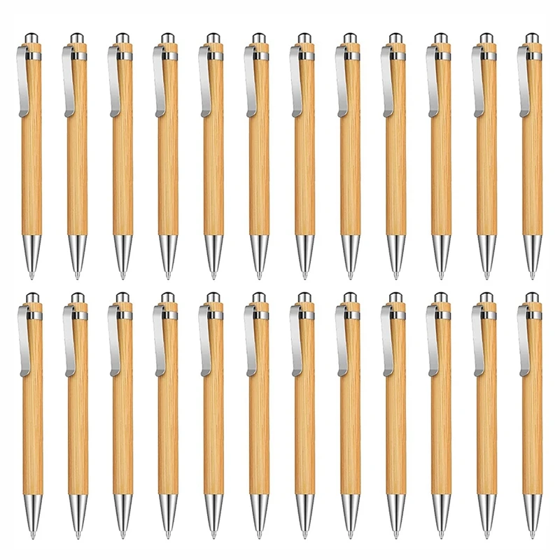 

Bamboo Retractable Ballpoint Pen Black Ink 1 Mm Office Products Pens Bamboo Ballpoint Pen Wood Ballpoint Pens