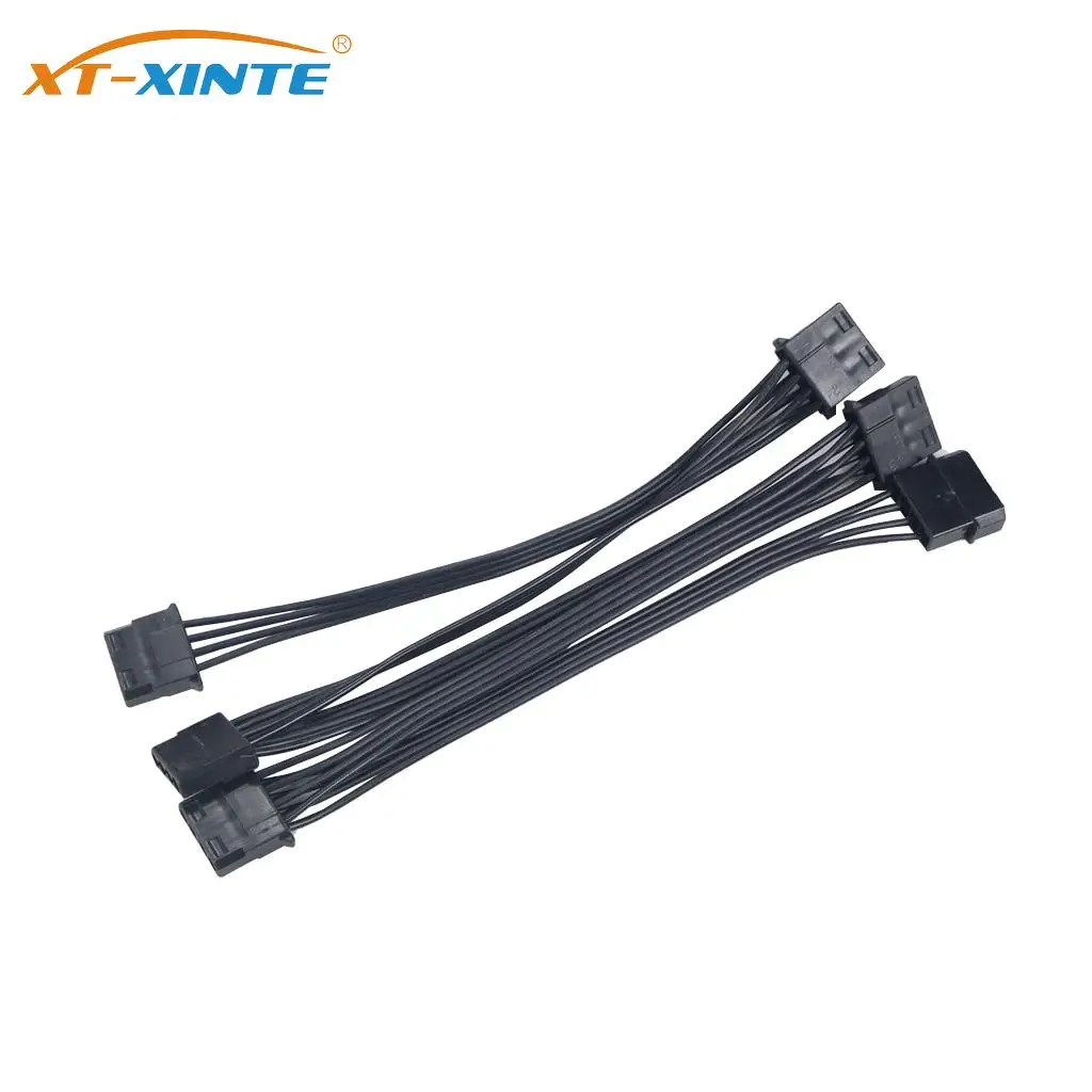 4-контактный IDE Удлинительный кабель питания от 1 до 2/3/2/1/4 штекер гнездовой 4 P