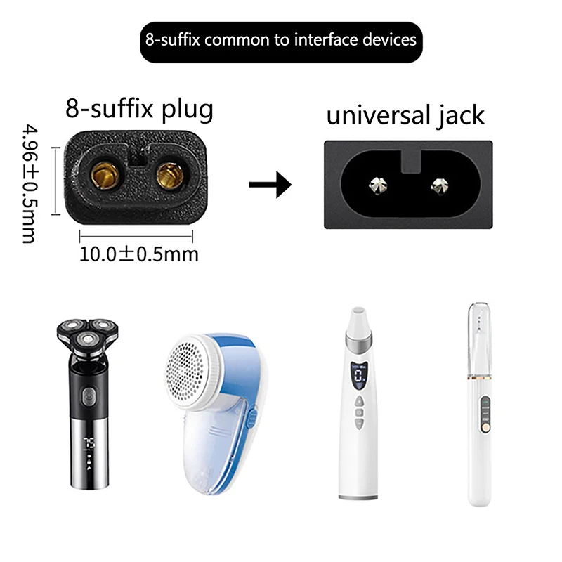 Адаптер зарядного устройства с пружинным шнуром для бритвы philips HQ6675 HQ481 HQ489 HQ282 HQ380