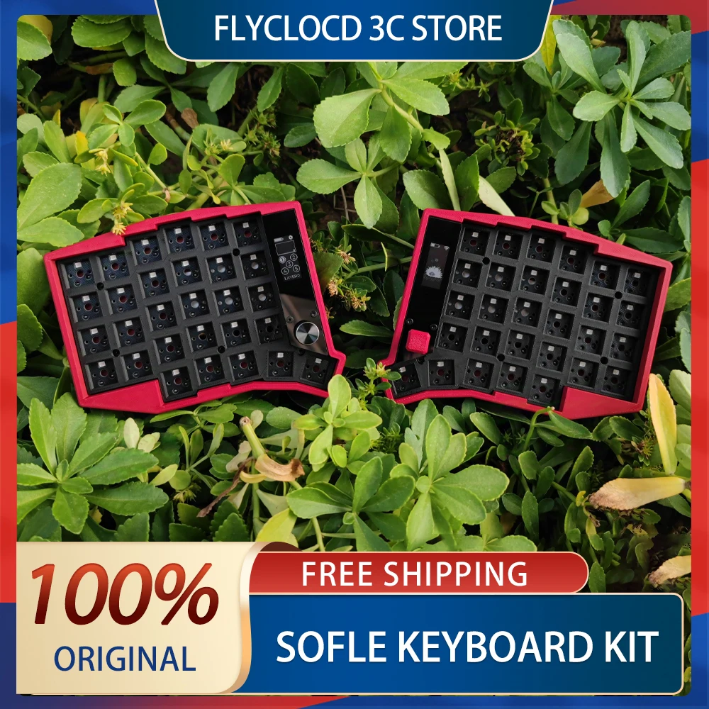Комплект клавиатуры Sofle Bluetooth двойной режим Zmk разделенная кукурузная схема