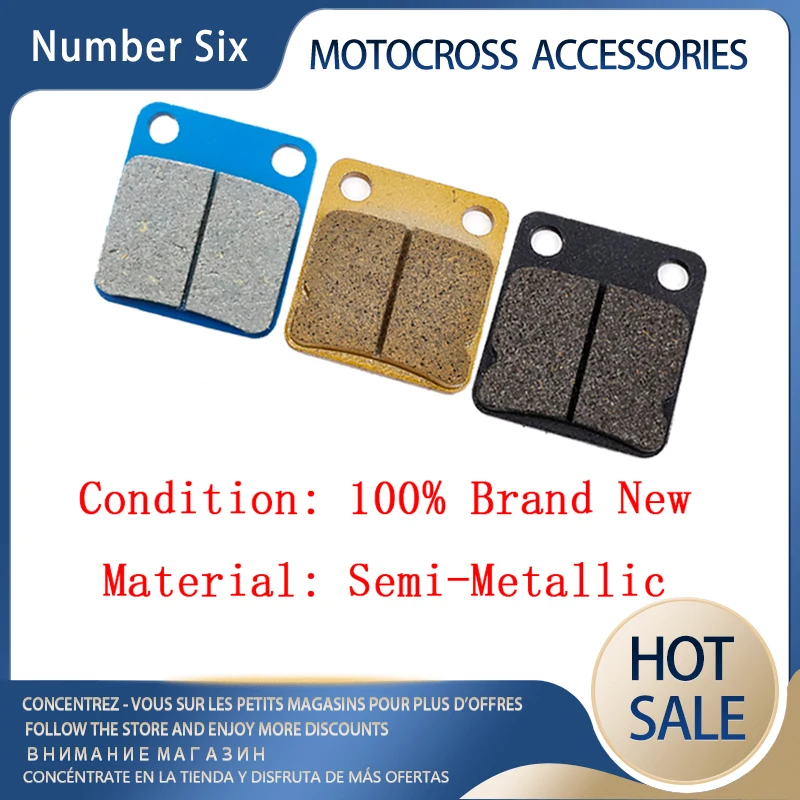

1 Pair Brake Pads for 50CC 70CC 90CC 110CC 125CC 140CC 150CC 160CC Pit Dirt Bike ATV Quad Scooter Motorcycle Rear Brake Pads