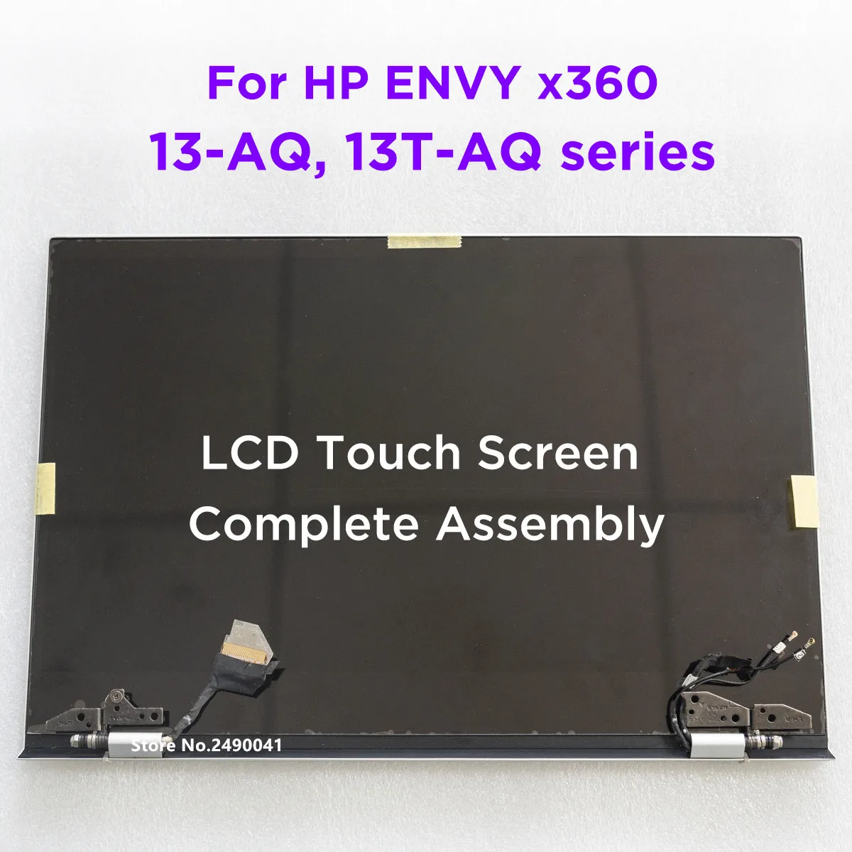 

13.3 LCD Touch Screen Complete Assembly For HP ENVY X360 13-AQ 13T-AQ000 13T-AQ100 FHD Display Full Upper Part Replacement