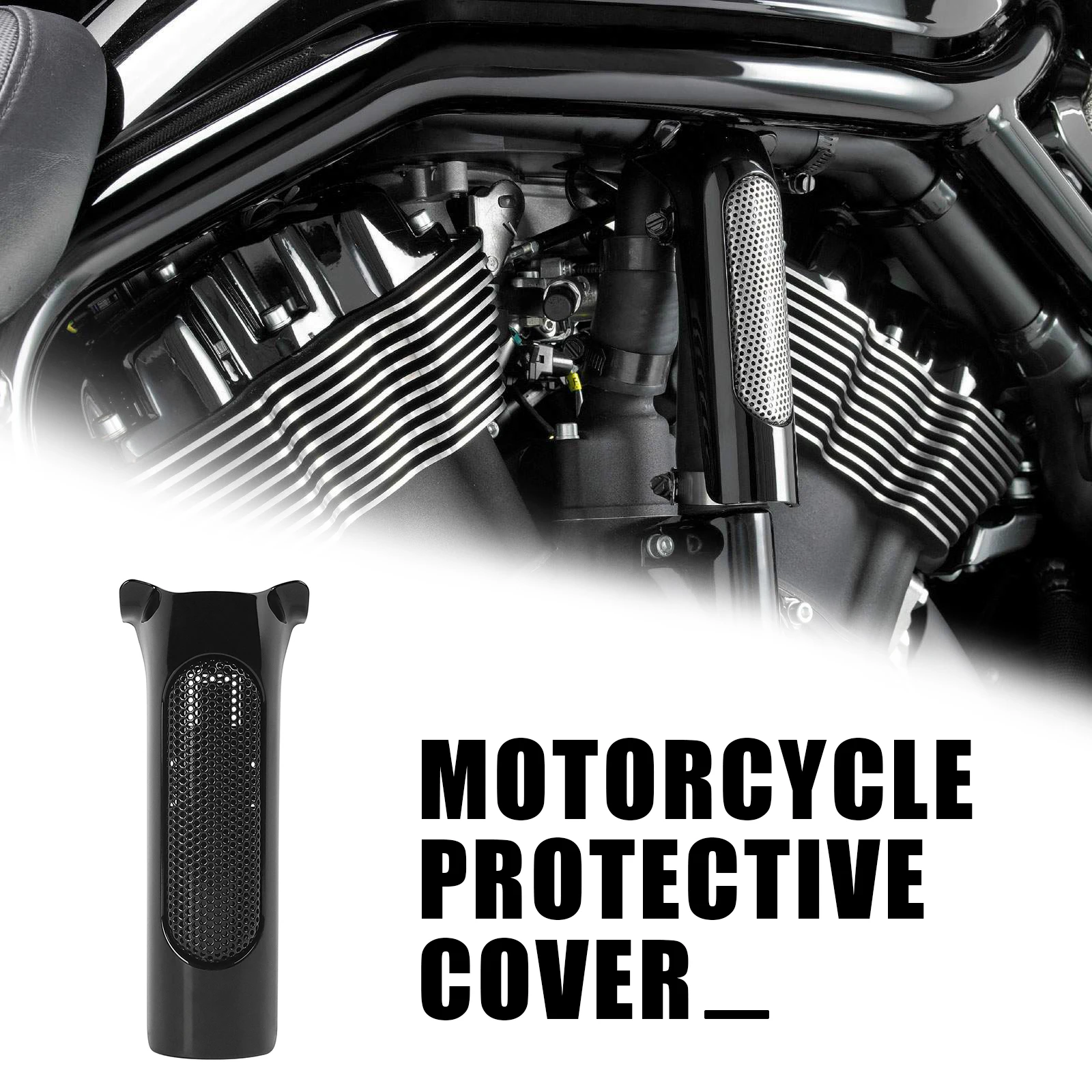 

Harley V-Rod Night Rod Muscle VRSC Series Мотоцикл Глянцевый Черный ABS Пластиковый Чехол Для Шланга 2002-2017 Аксессуар Для ...