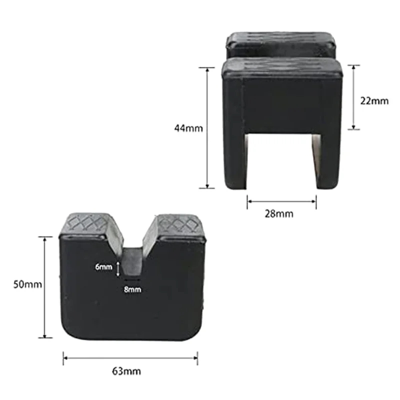Автомобильный домкрат резиновая накладка автомобильный подъемный с прорезями
