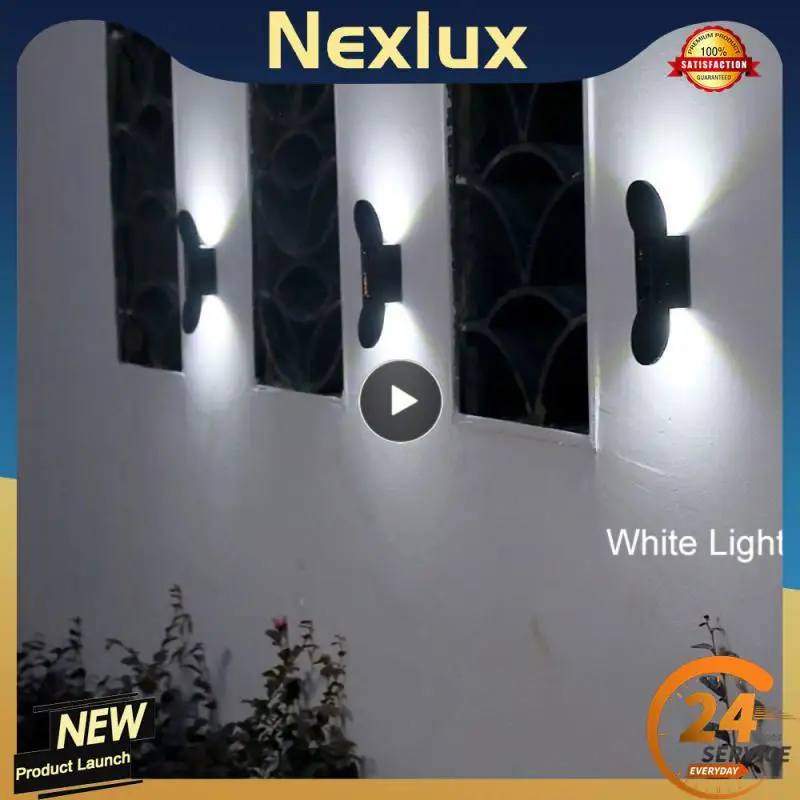 

The New Outdoor Solar Light Will Automatically Turn On At Night. Solar Light Is Used For Garden Decoration Waterproof Wall Light