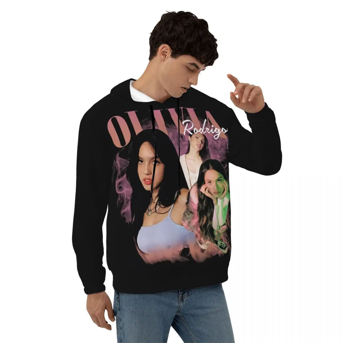 

Oliviaa Rodrigoo Essentials Hoodies Autumn 90s Retro Vintage Casual Sweatshirts Male Aesthetic Design Oversized Pullover Hoodie