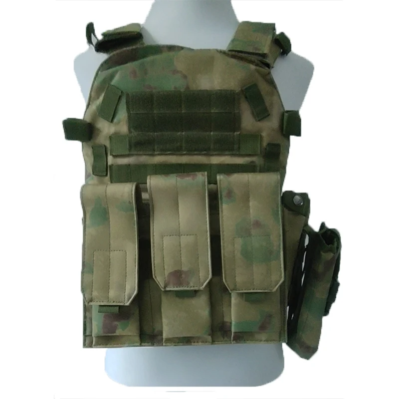 

Molle FG Multicam Camouflage Tactical Vest Body Armor Plate Carrier Airsoft 6094 M4 Pouch Combat Military Army Vest Cloth Gear