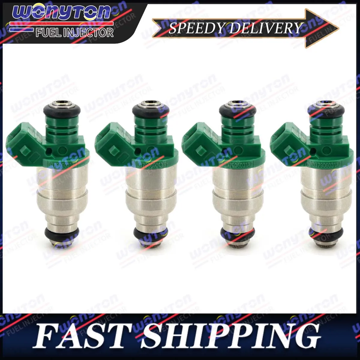 4 шт., 037906031 Форсунка топливной форсунки AA для VW Golf MK3 MK4 Passat Audi A3 Seat Skoda Octavia 1.6-2.0L