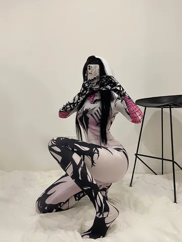 Костюм для косплея Gwen Stacy, сексуальный костюм Зентаи для женщин, толстовка из спандекса зентай, косплей для девочек-пауков, костюмы для хэллоуивечерние