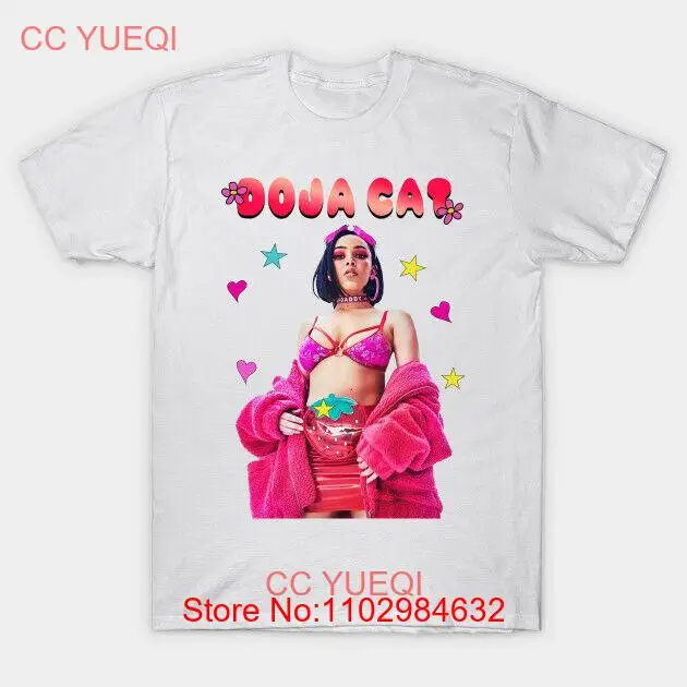 Поступление футболка Doja с котом Vibes для мужчин и женщин коротким рукавом все