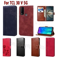 cover for tcl 30 v 5g case t781s flip leather wallet magnetic card stand phone protective etui book for tcl 30v 5g %d1%87%d0%b5%d1%85%d0%be%d0%bb%d0%bd%d0%b0 bag