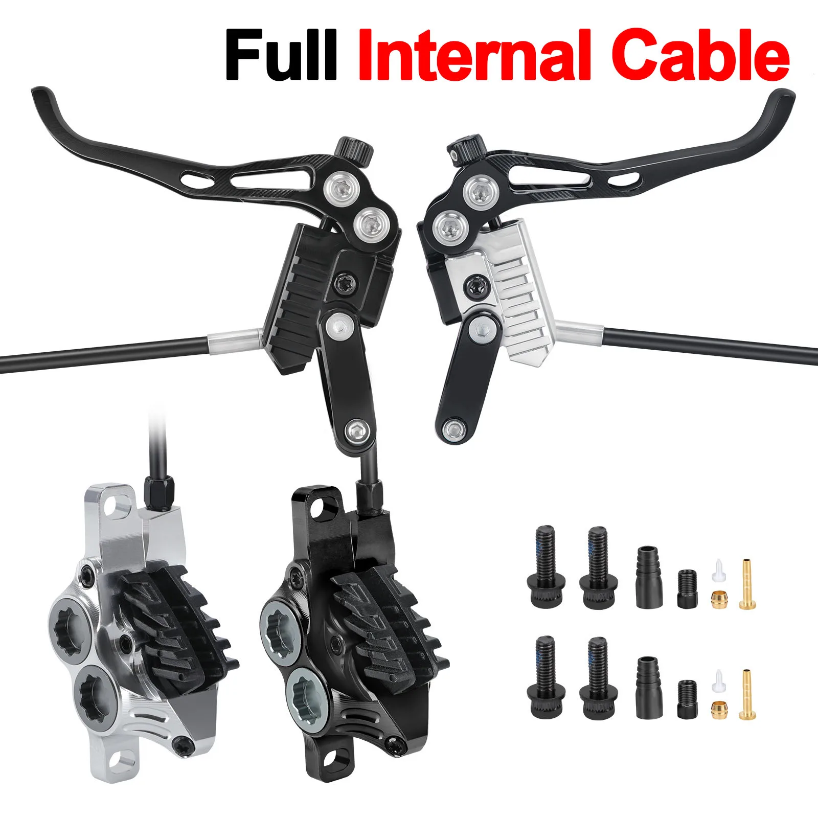 4-поршневой гидравлический тормоз MTB тормоза дисковый с минеральным маслом для