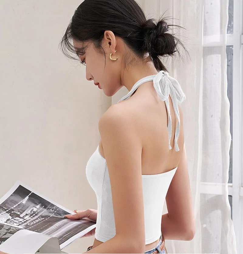 Женская бандажная майка Future Time хлопок черный