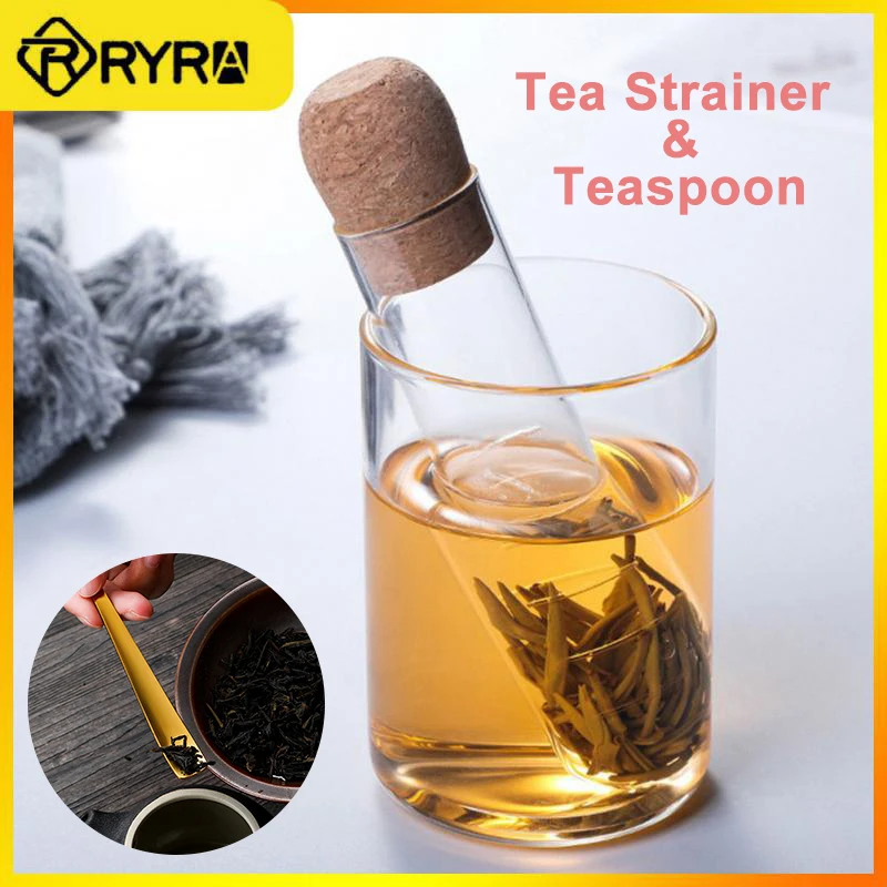 

Tea Infuser Tea Filter Sieve Glass Pipe Creative Tea Mate Tea Maker Brewing For Spice Herb Tea Strainer Teaware Tool Accessories