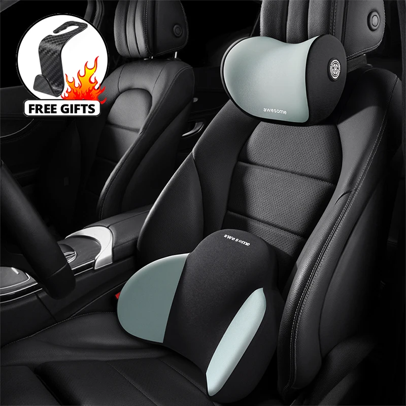 

Новая Автомобильная подушка для шеи, подушка для поддержки поясницы для автомобильного сиденья, дорожная подушка, мягкая подушка для поддержки спины сиденья, автомобильные аксессуары