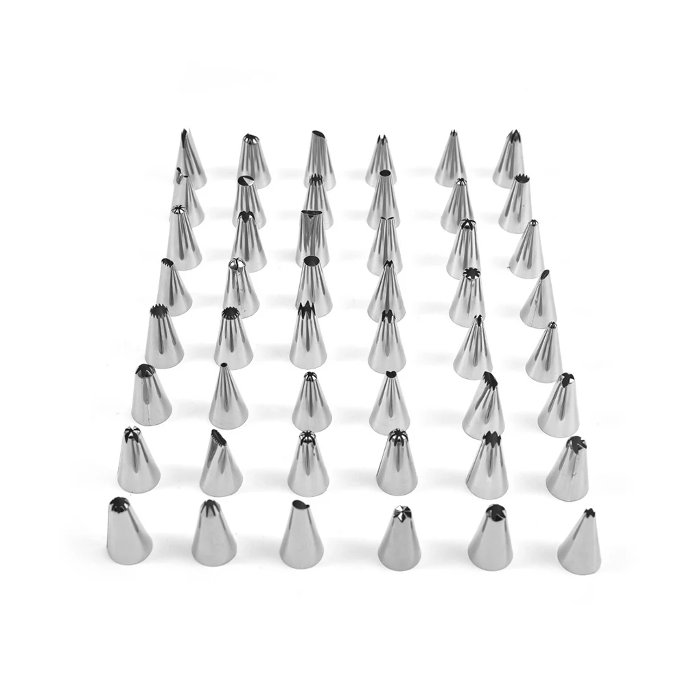 

Насадки для украшения тортов, 52 штуки