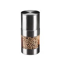 stainless steel manual black pepper powder sea salt grinder kitchen supplies sea salt seasoning bottle jar