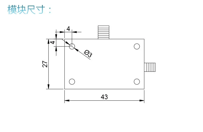 433M VCO ZIGBEE Frequency Band Microwave Voltage Controlled Oscillator VT Output 400-500M Adjustable