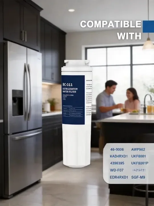 Фото Фильтр для воды для холодильника, 2 шт., сменный фильтр, совместим с Kenmore 46-9006 AWP962 KAD4RXD1 UKF8001 4396395 UKF8001P WD-F07 №5