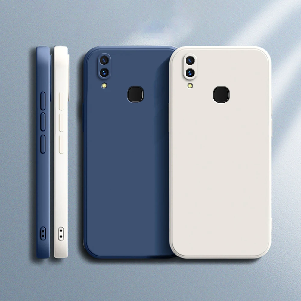 Оригинальная модель для VIVO X21 UD X21S X21i, Высококачественная квадратная Жидкая силиконовая Защитная мягкая крышка для камеры X21UD