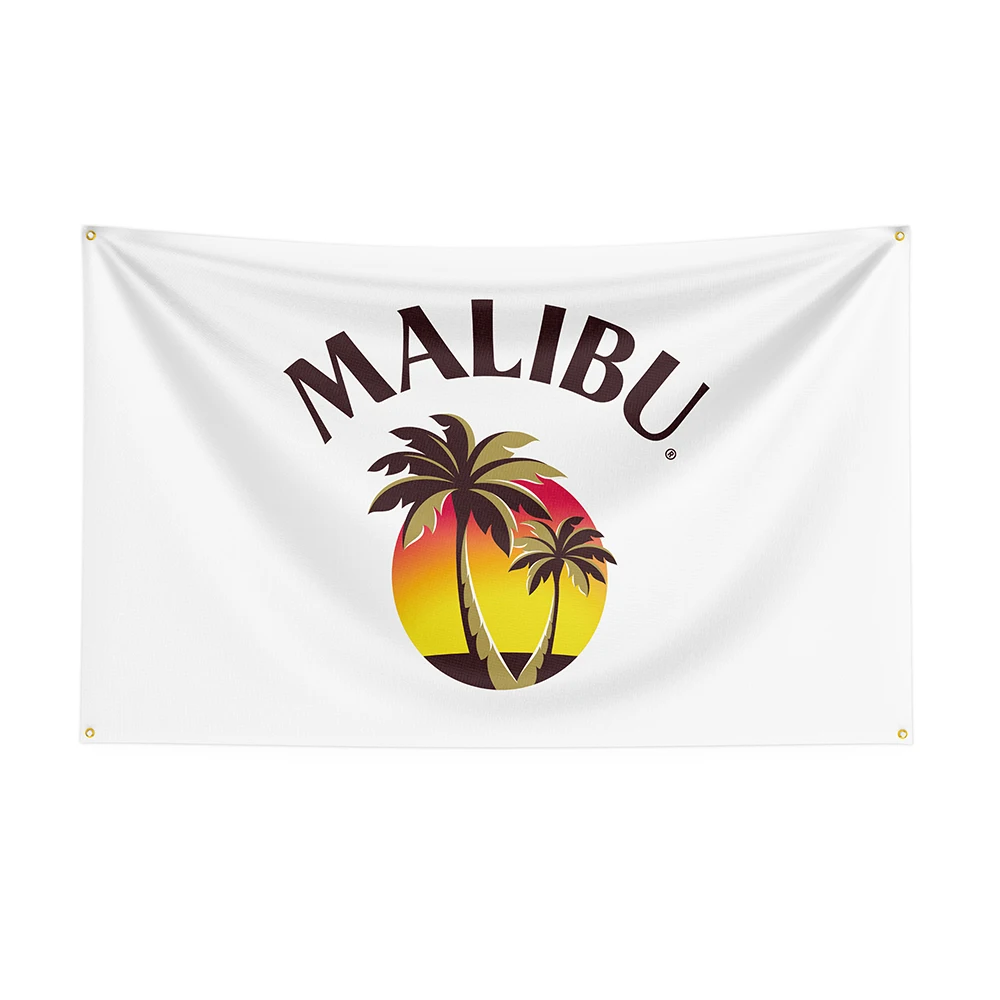 

90x150cm Malibus Flag Polyester Printed Beer Banner For Decor
