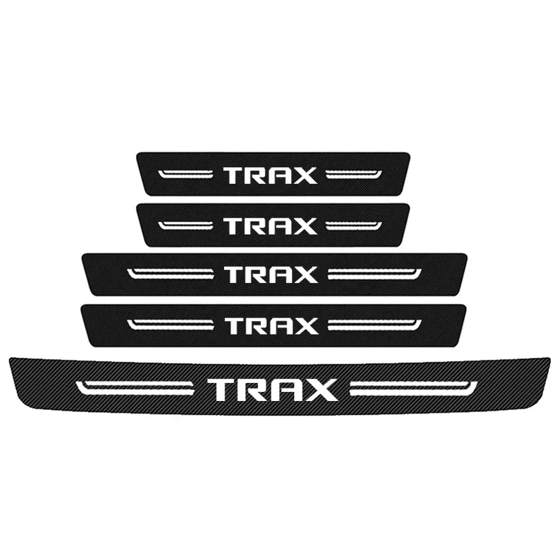 

Наклейка на дверной порог из углеродного волокна для Chevrolet TRAX