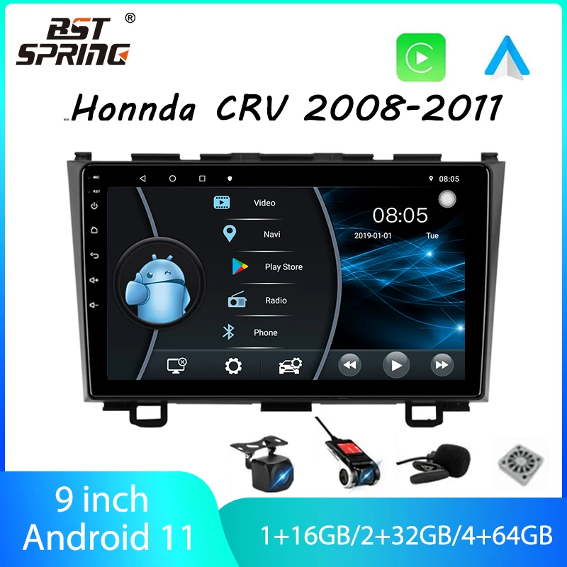 

Автомагнитола на Android 11 2.5D с GPS, мультимедийный плеер для Toyota Hulix 2016-2018, Авторадио с Carplay, 4G, стерео