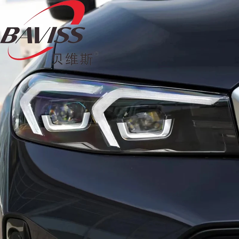 Дневные фонари BAVISS для BMW 3 серии G20 LCI G21 i3 Euro 2023 DRL Цветные ежедневного дальнего