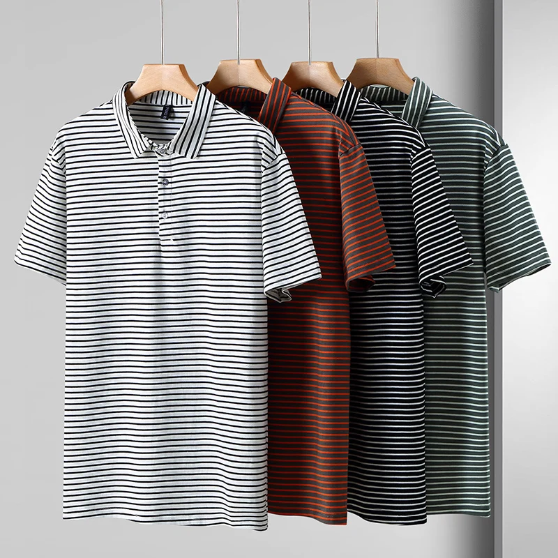 

160KG Summer Men's Short-sleeved Fashion Loose Men's Lapel Short Sleeve Casual Half-sleeve Plus Size 10XL 9XL 8XL 7XL