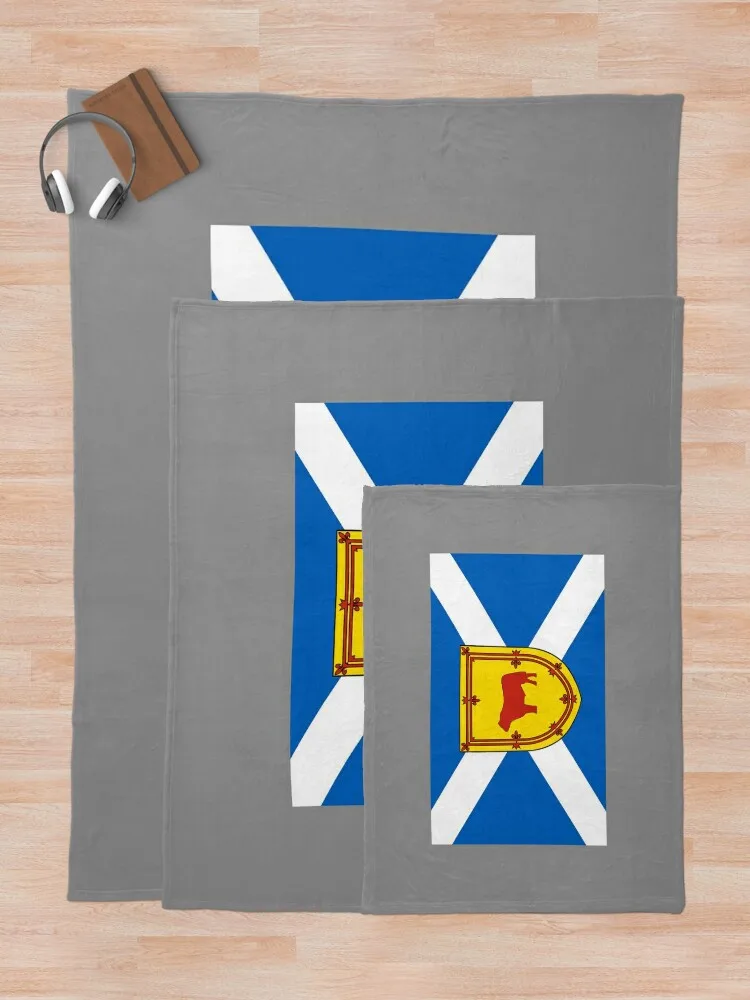 Флаг шотландской сальсы с коровьим щитом (bratach shalainn na h-Alba le sgiath Jl) Плед Мягкие