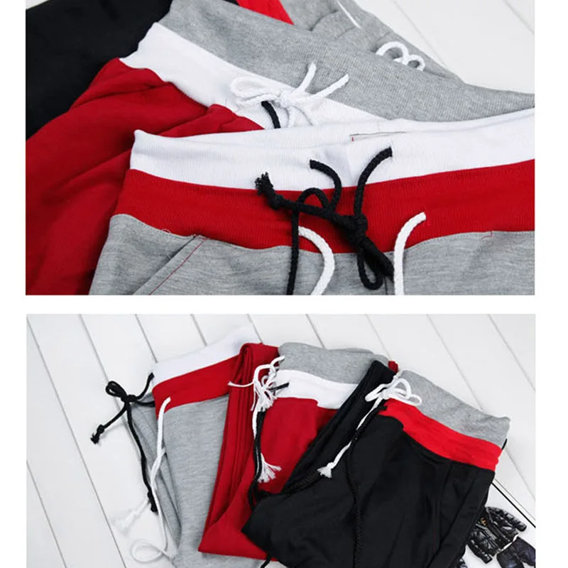 High Quality 2022 Summer Thin Active Fitness Hip Hop Streetwear Joggers Drawstring Elastic Waist Loose Bind Sweatpants Wholesale