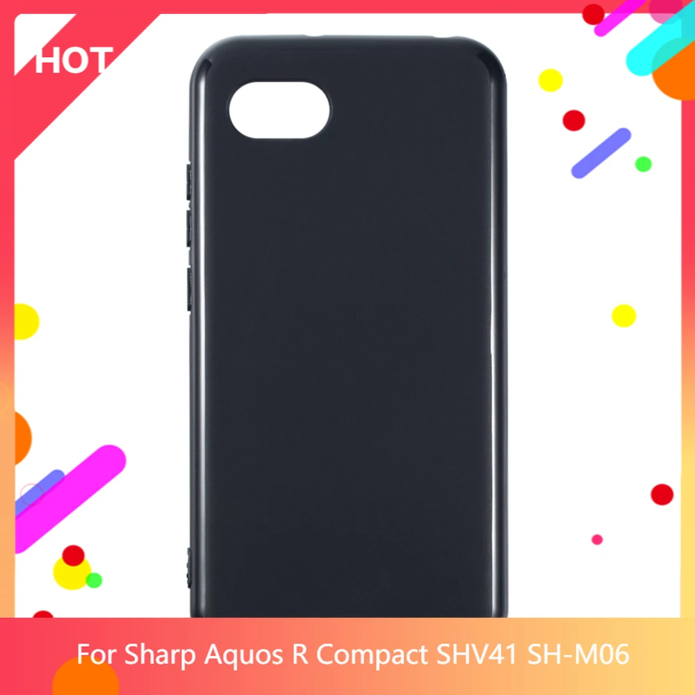 

Aquos R Compact SHV41 матовый Мягкий силиконовый чехол из ТПУ для Sharp Aquos R Compact SHV41 SH-M06 чехол для телефона тонкий противоударный