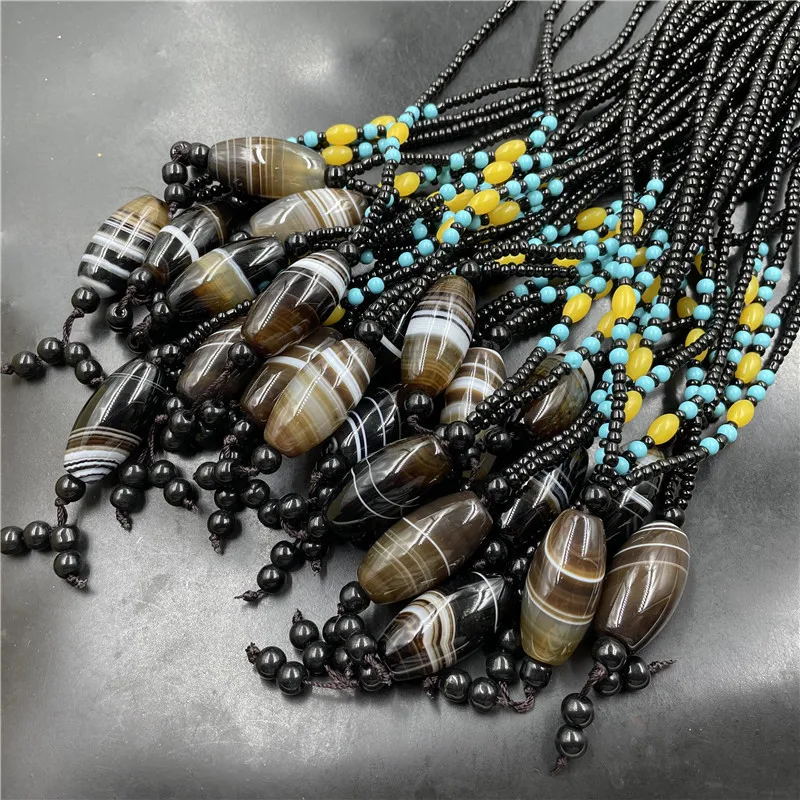 Бутик Sardonyx агат лулулутун подвеска на свитер цепочка Переводные бусины