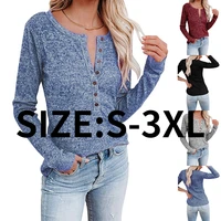 spring autumn womens casual sweater fashion long sleeve ladies t shirt