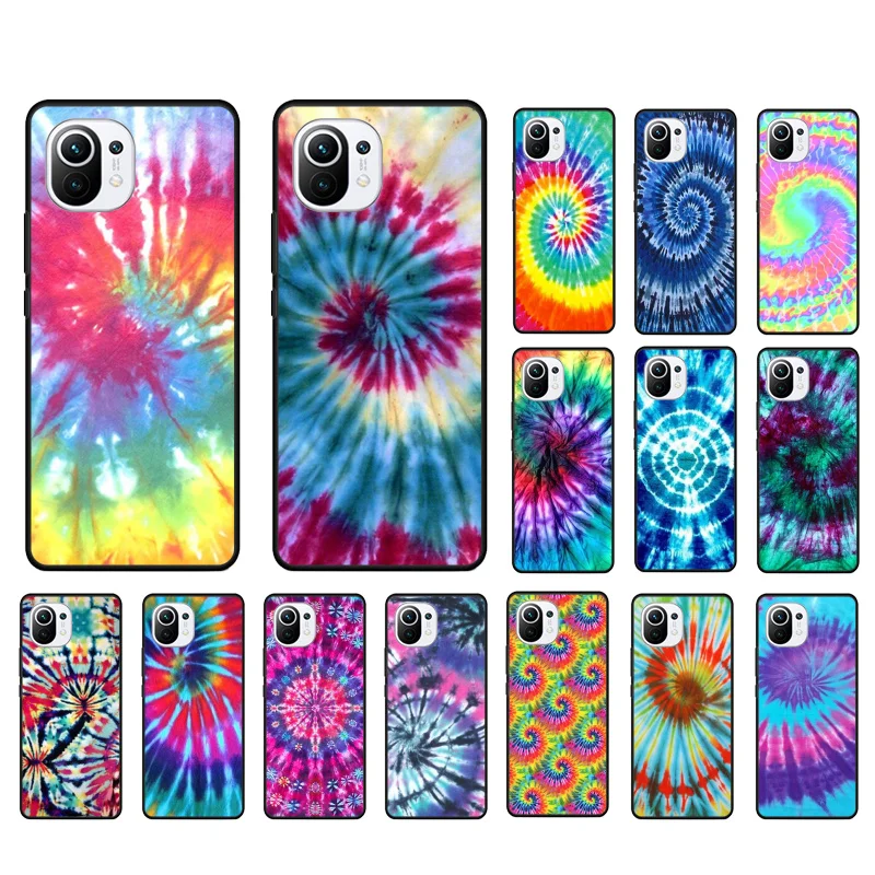 

Tie Dye Pattern Batik Rainbow Phone Case for Xiaomi 12 Mi 10T 11T 11 Pro 10 10T 11 lite 10pro 11Ultra Poco X3 Pro Poco F3 M3