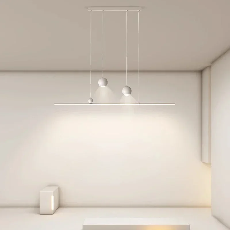 Нордический минималистичный светодиодный длинный светильник современный