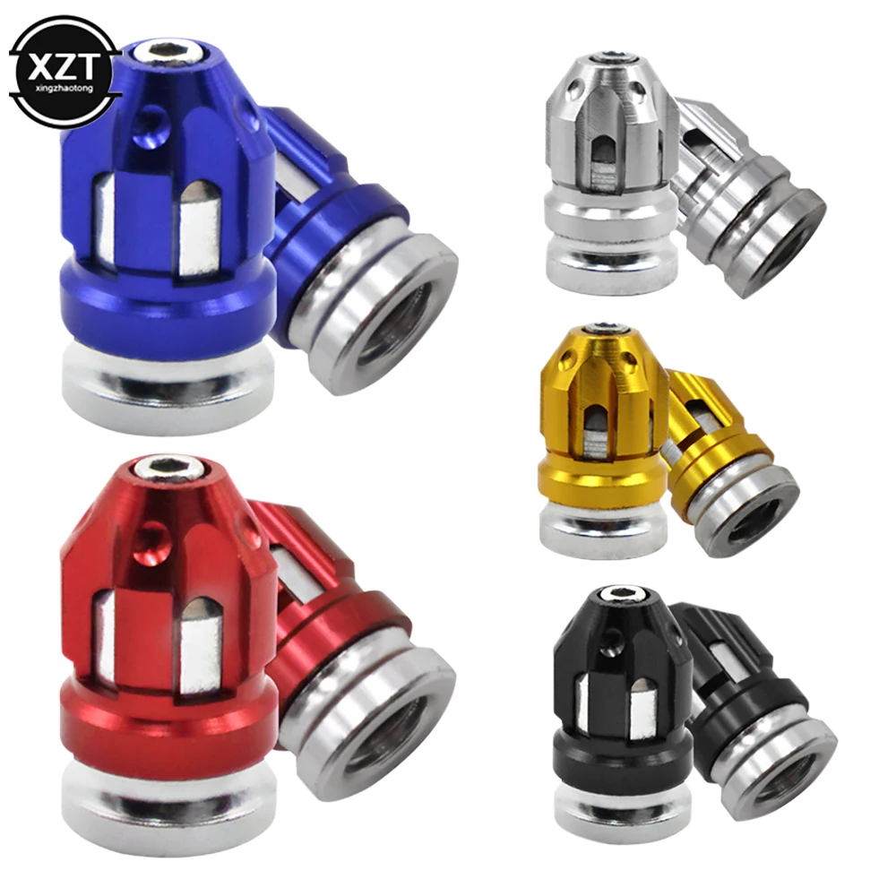 

2pcs /set Aluminum Alloy Valve Caps Tire Valve Caps Automobile Tire Caps Anti-Leak Valve Suitable For Motorcycles Car Bicycles