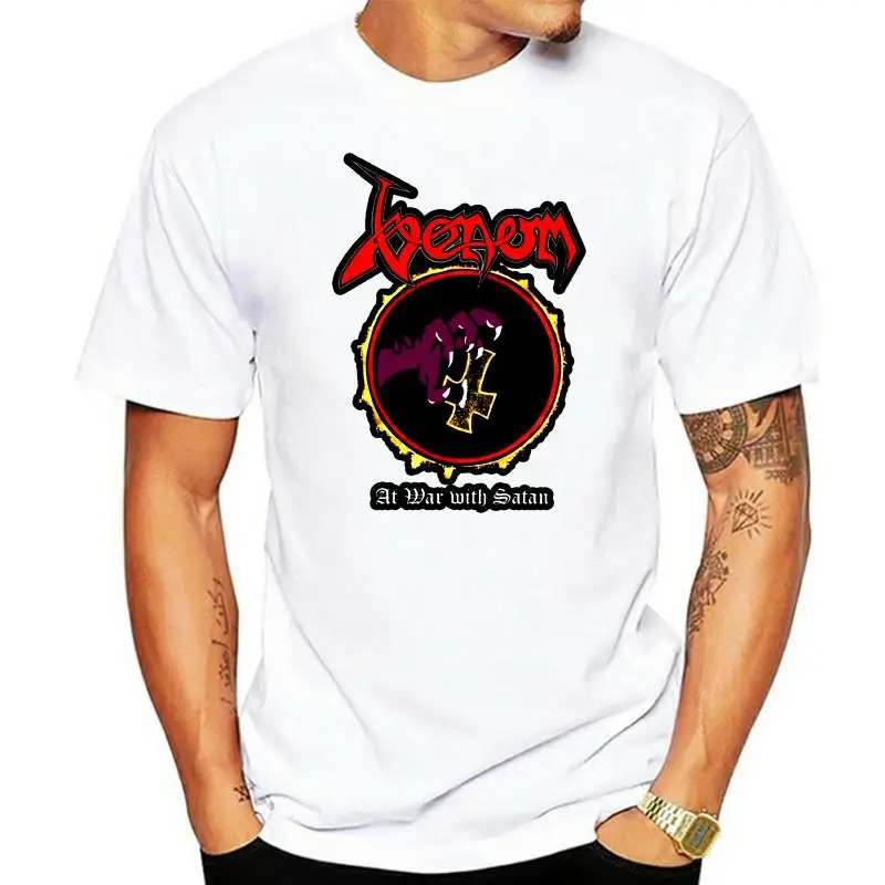 

Venom A War with Satan V1 T-shirt Black Metal Trash All Sizes S-3XL Newest 2022 Men T Shirt Fashion Top Tee PLUS SIZE