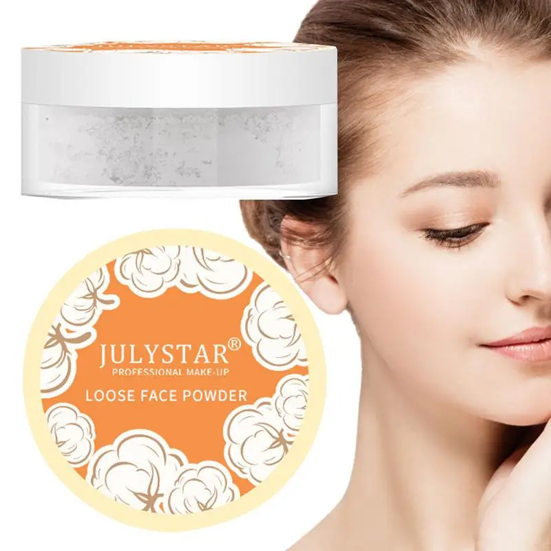 

Professional Loose Face Powder Natural Cream Finish Face Powder Compact Face Powder Mattifies Skin Lightweight Formula Smooth