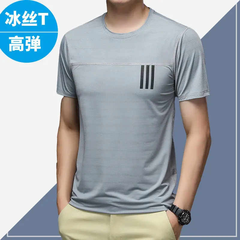 Polyester musculation camisa Men Running T Shirt Quick Dry Fitness Shirt Training Exercise gym clothing men Sport Shirt Tops