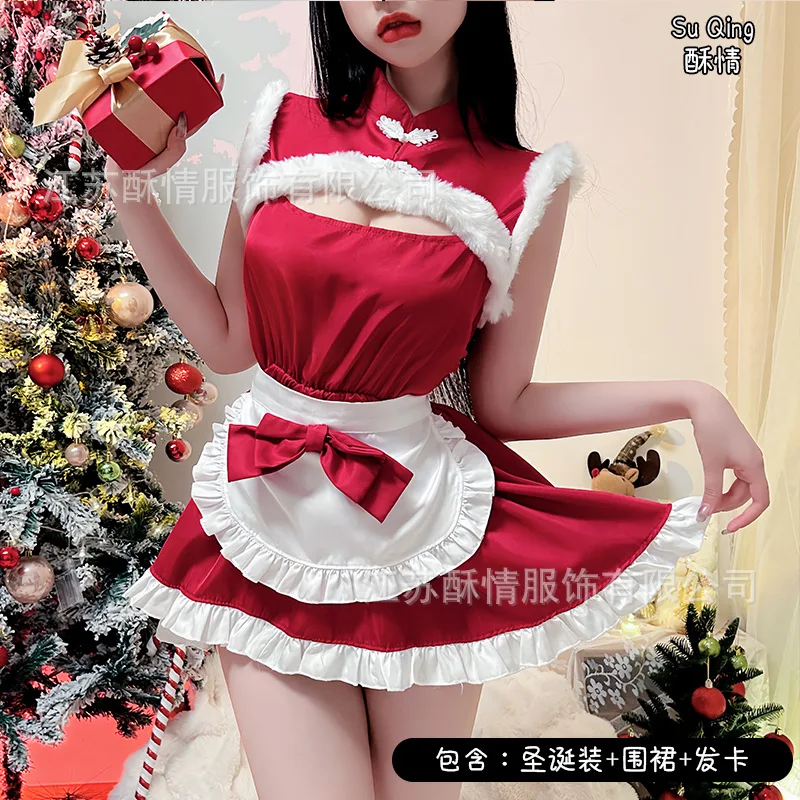 Размерный костюм горничной потому что милое красное платье Лолиты на Хэллоуин