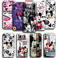cute cartoon minnie mickey mouse for xiaomi poco x3 pro x3 nfc x3 gt m3 m3 pro 5g f3 gt phone case silicone cover