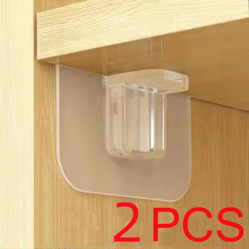 

20 шт., самоклеящиеся держатели для шкафов из акрила