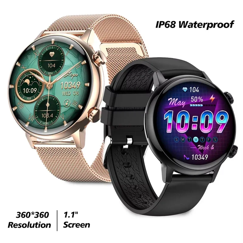 NFC Access Ультратонкие 1 1-дюймовые AMOLED-экраны Смарт-часы Спортивные