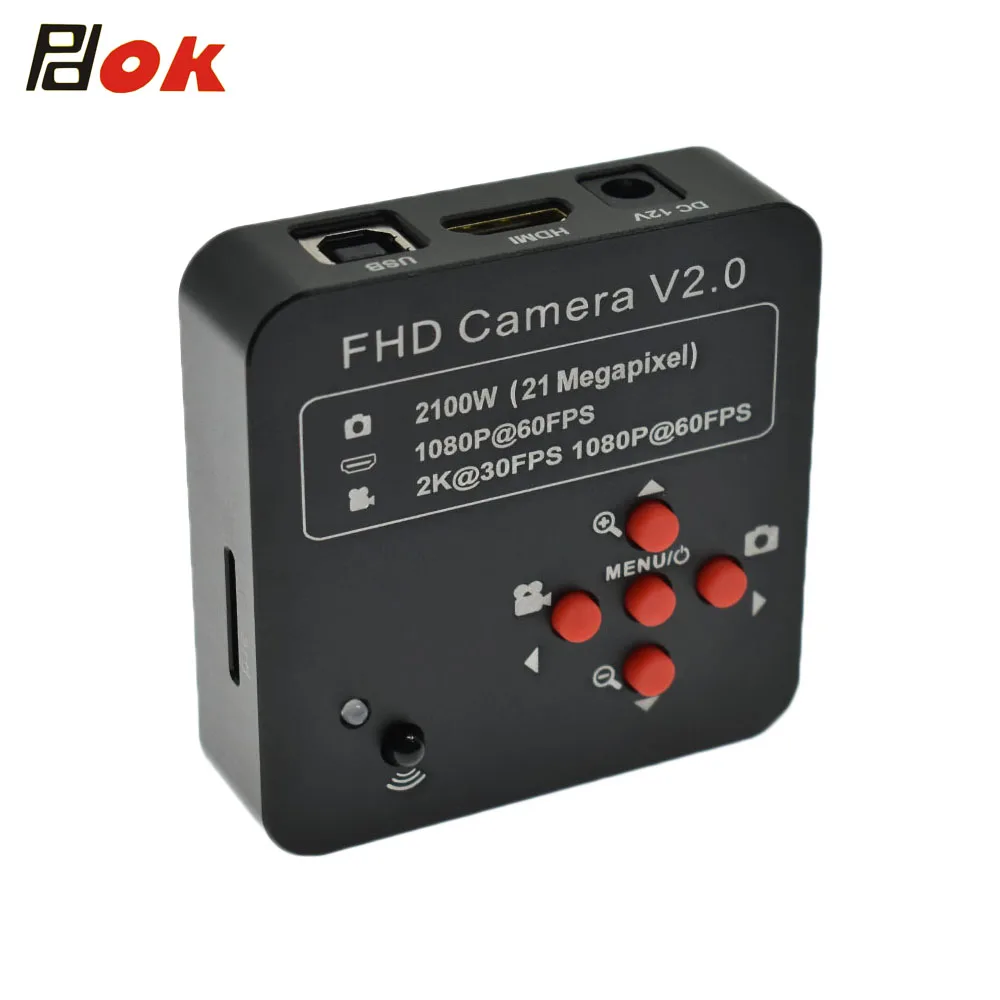 

Цифровой лабораторный видеомикроскоп PDOK 21MP Full HD 1080P 60FPS USB для пайки печатных плат IC CPU