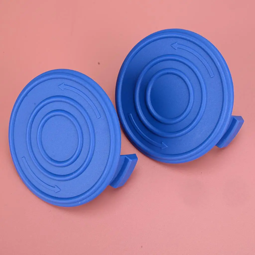 

2Pcs Blue Spool Cap Cover ABS Plastic Fit for Kobalt 40V KST-120X String Trimmer