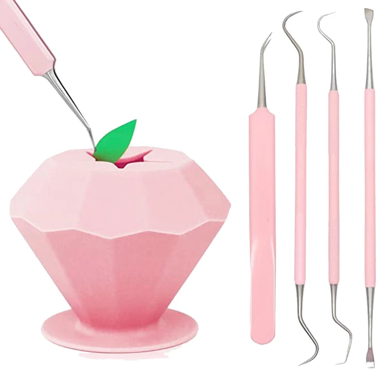 

1Set 4 Piece Lettering Scraper Hook Shovel Tweezers Vinyl Weeding Tool Weeding Waste Collector