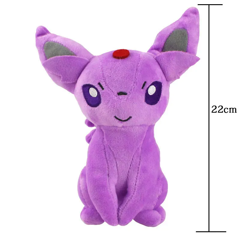 Pokemon 17-25cm Anime Figure Pikachu Eevee Umbreon Sylveon Flareon Cartoon Cute Stuffed Plush Dolls Pendant Toys Kids Xmas Gifts images - 6